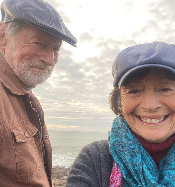 Author & Poet Nükhet Kardam with her husband